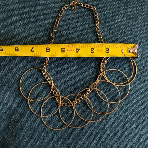 Gold Hoops Necklace - Picture 3 of 5